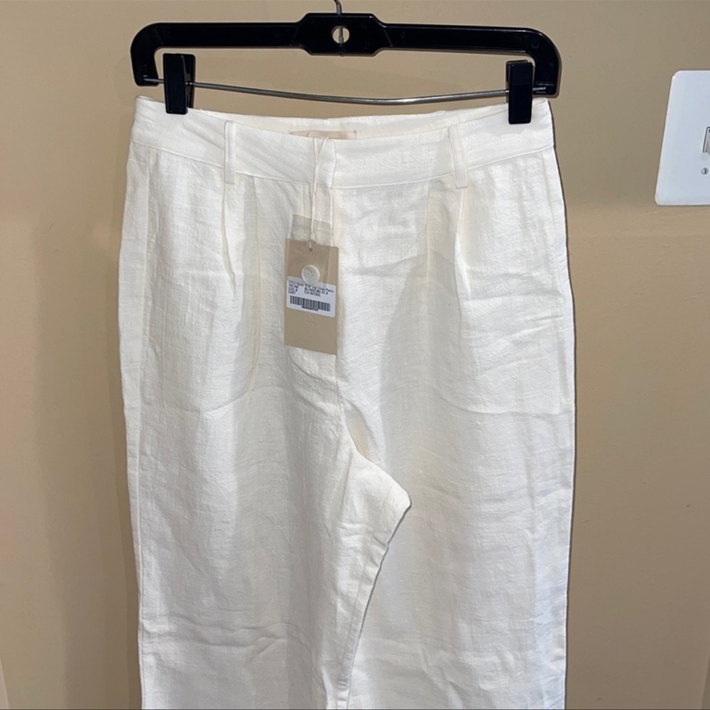 Meshki 100% Linen pants wide leg